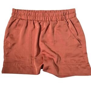 A New Day Orange Shorts Womens Size Large